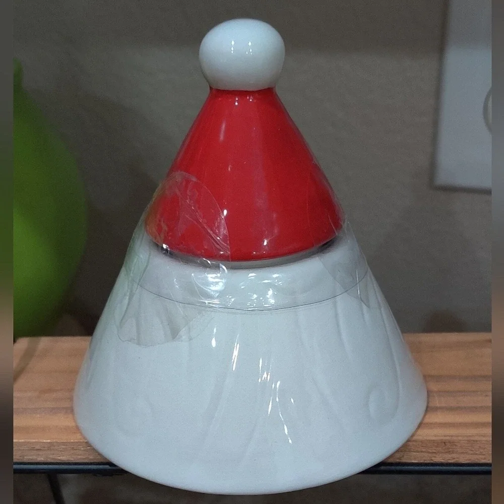 Johanna Parker Santa Claus Small‎ Jar Canister Creamer Christmas Holiday